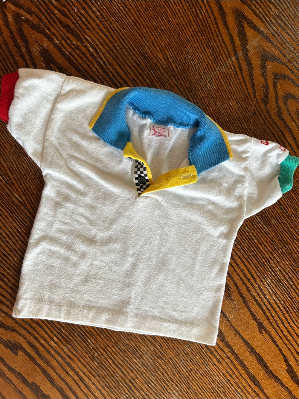 Vintage Buster Brown White Polo